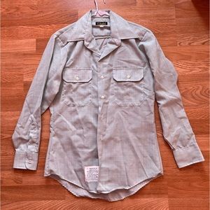 Men’s vintage blue uniform shirt